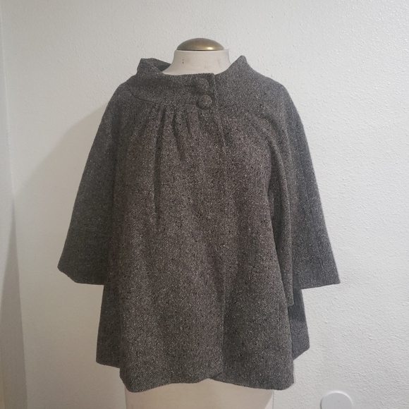 Old Navy Vintage Style Cape Coat - Picture 2 of 7